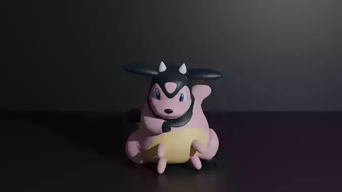 Miltank pokemon 3D print model