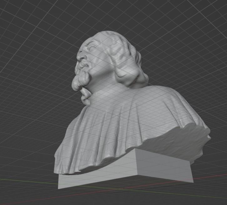 Jan Amos Comenius 3D print model_2