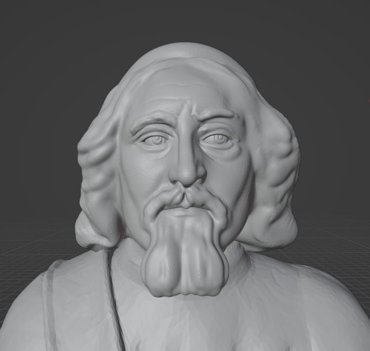 Jan Amos Comenius 3D print model_10