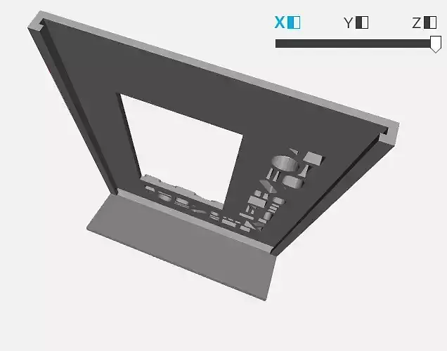 Photo Frame design 3d printable  3D print model