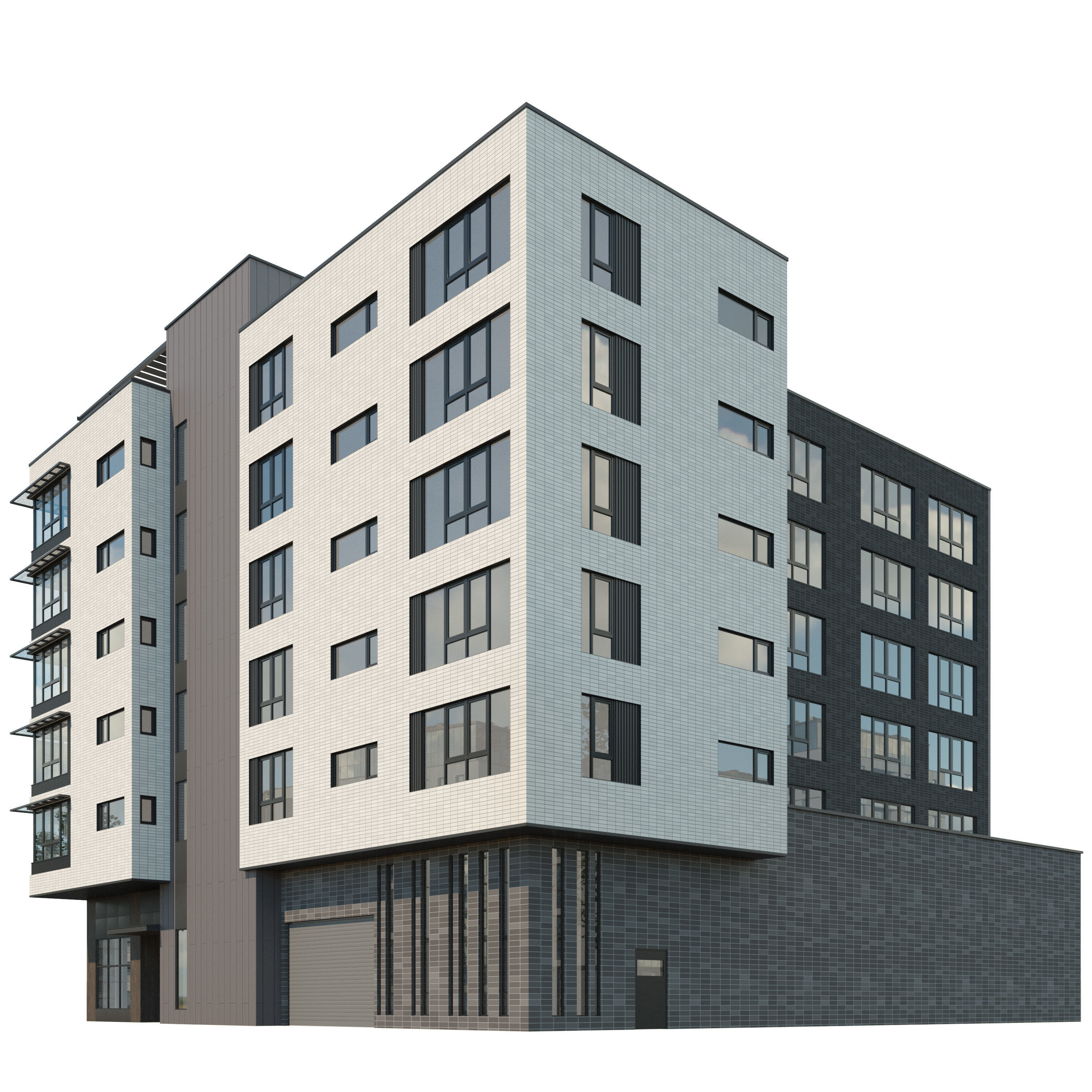 Residential Apartments 03 3D model_2