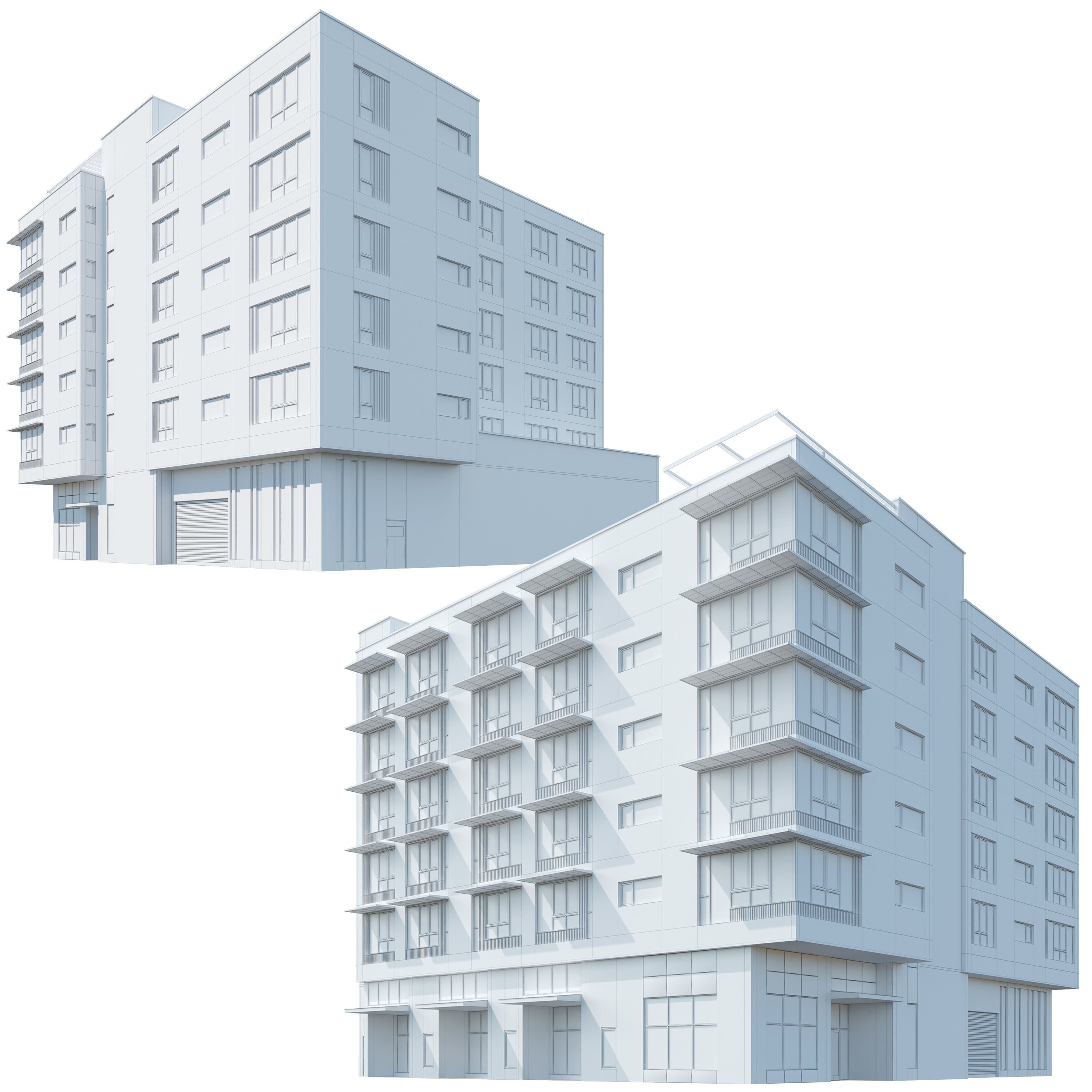 Residential Apartments 03 3D model_6