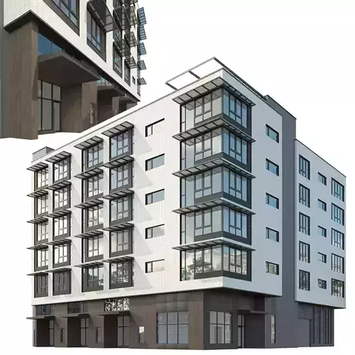 Residential Apartments 03 3D model