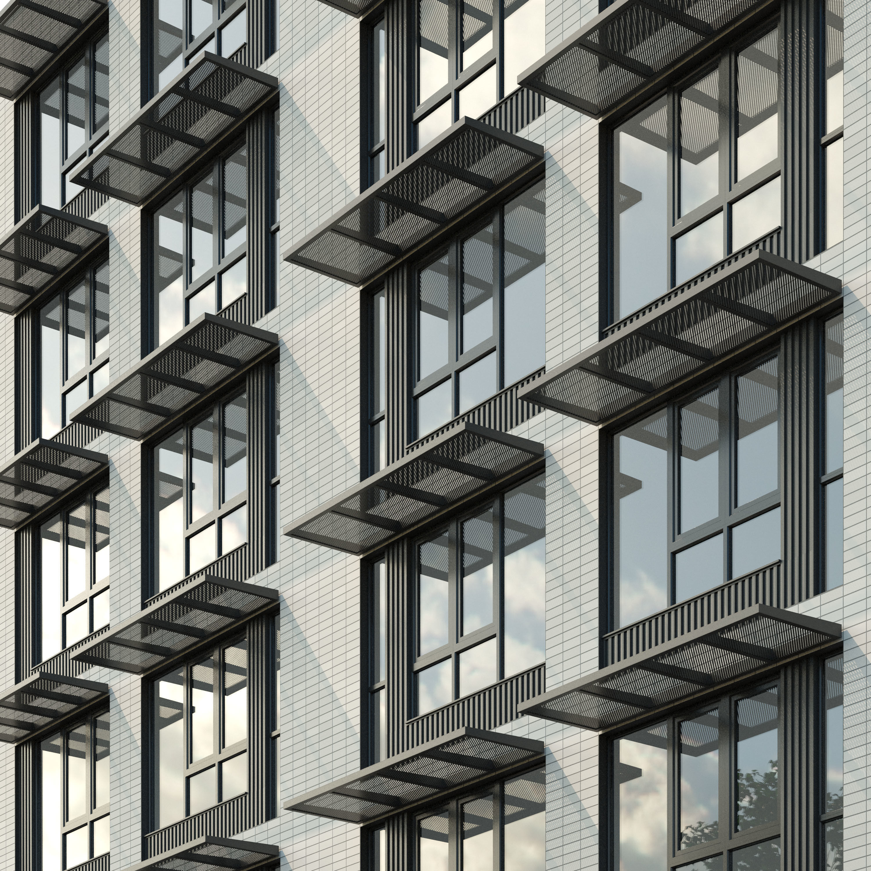 Residential Apartments 03 3D model_1