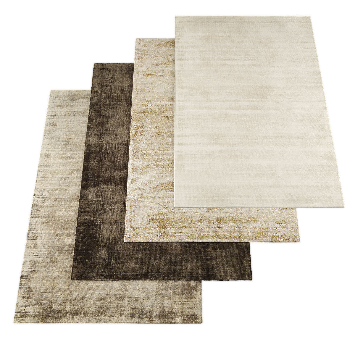Rugs collection 337 Low-poly 3D model_1
