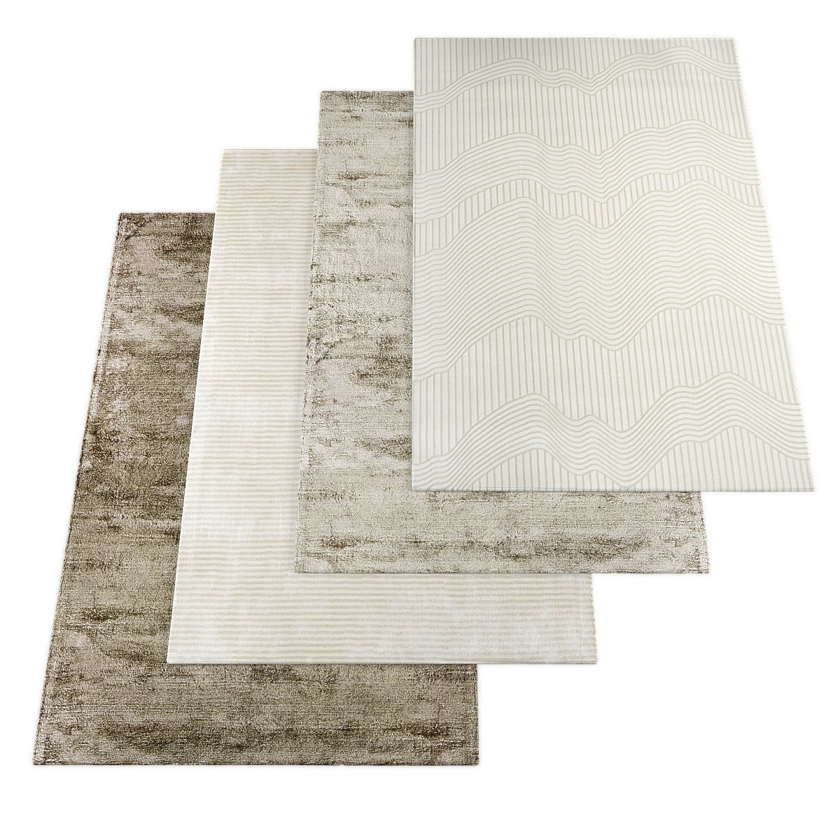 Rugs collection 338 Low-poly 3D model_2