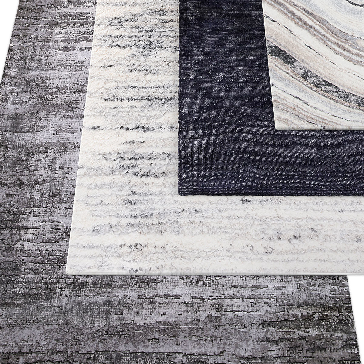 Rugs collection 340 Low-poly 3D model_1