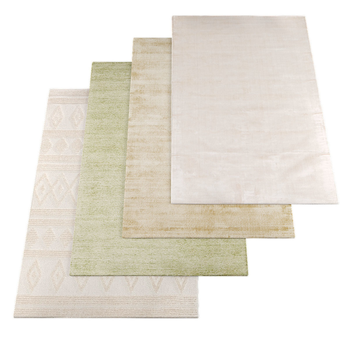 Rugs collection 341 Low-poly 3D model_2