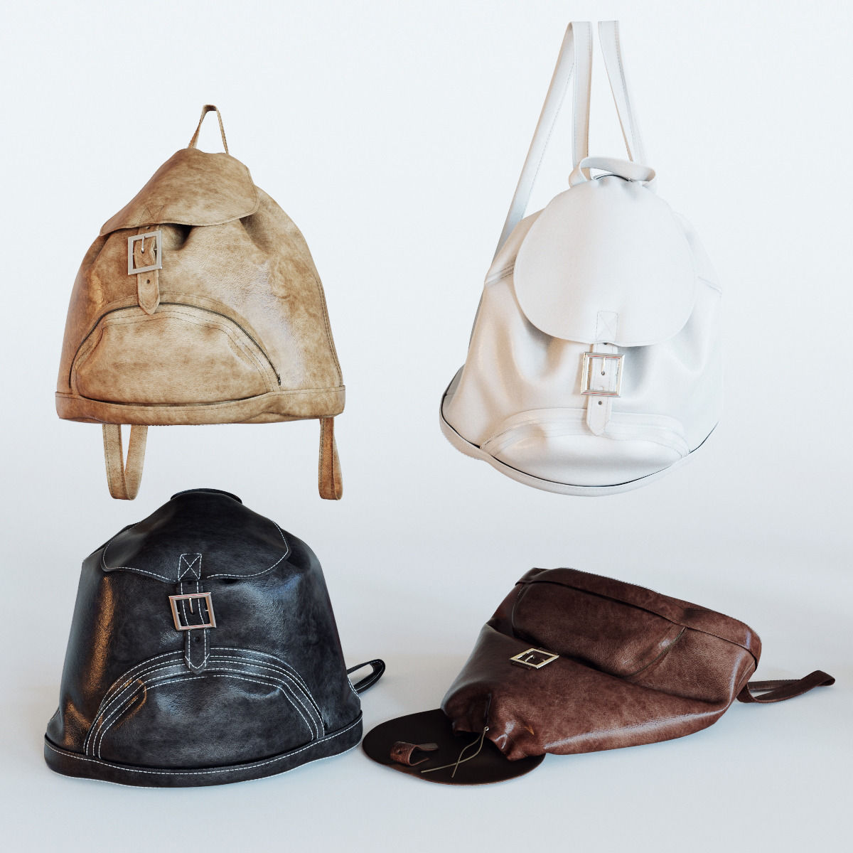 leather backpack