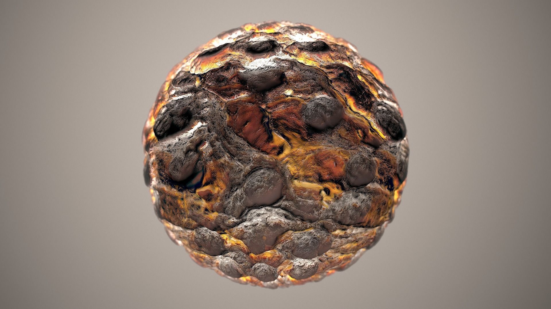 10 Materials Lava Seamless PBR Volume 4 Texture_3