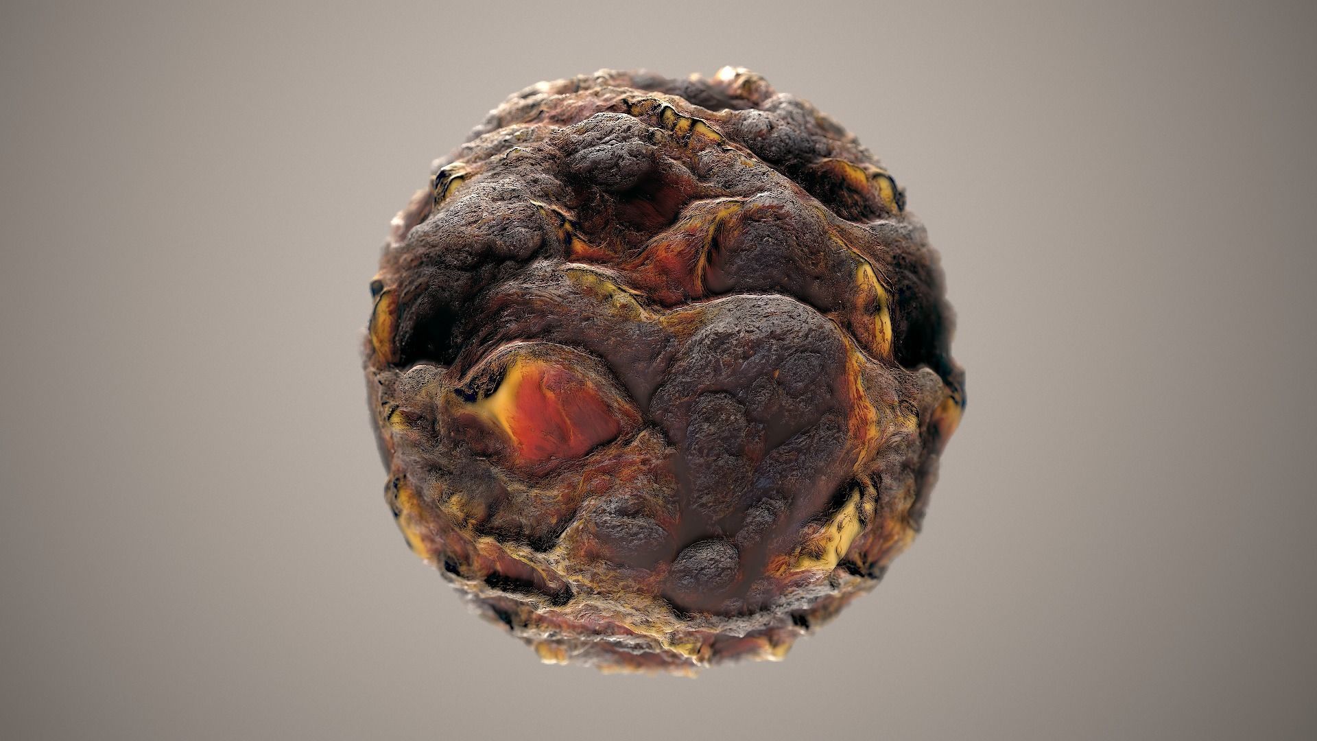 10 Materials Lava Seamless PBR Volume 4 Texture_5