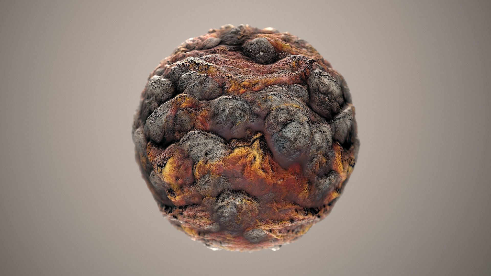 10 Materials Lava Seamless PBR Volume 4 Texture_1