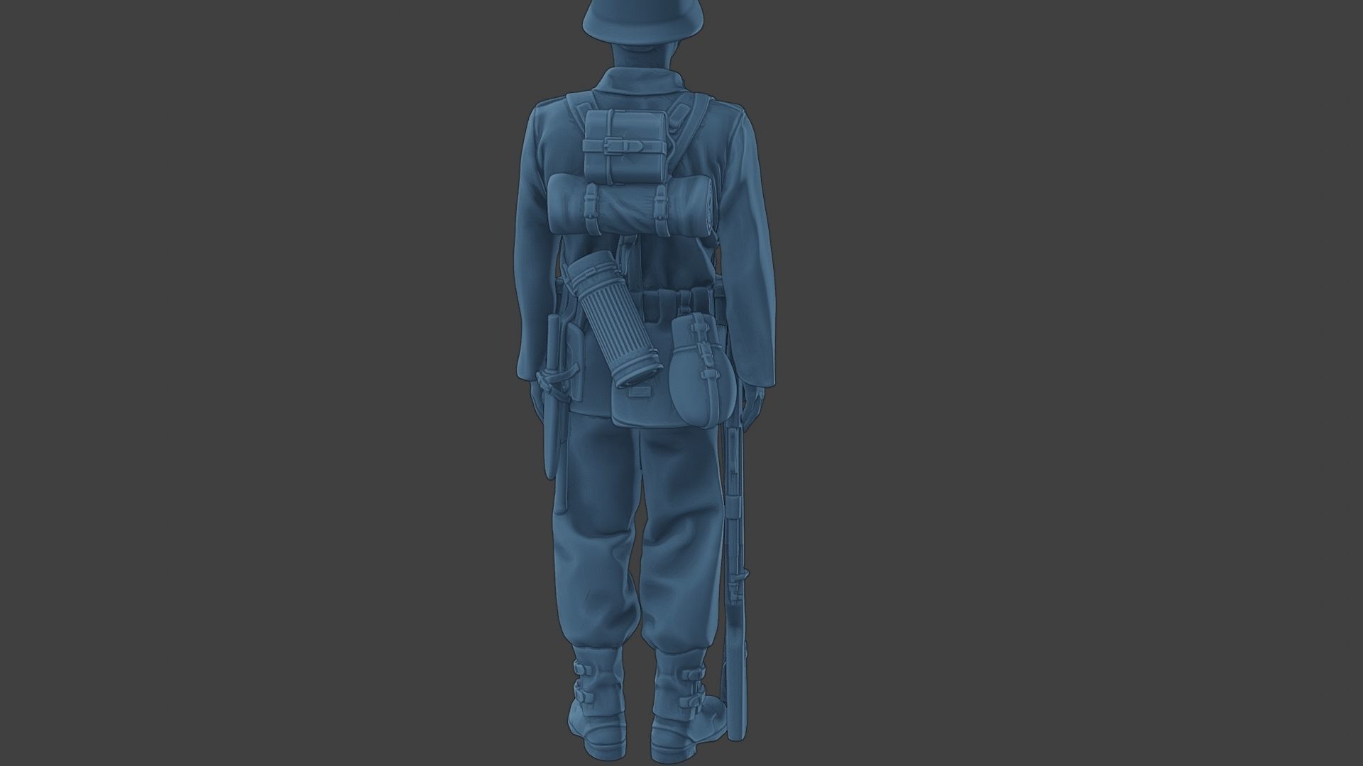 German soldier ww2 G1 000 Free 3D print model_25