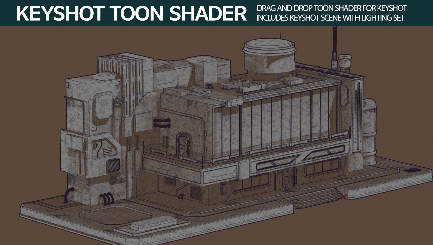 Toon Shader for Keyshot Texture_1