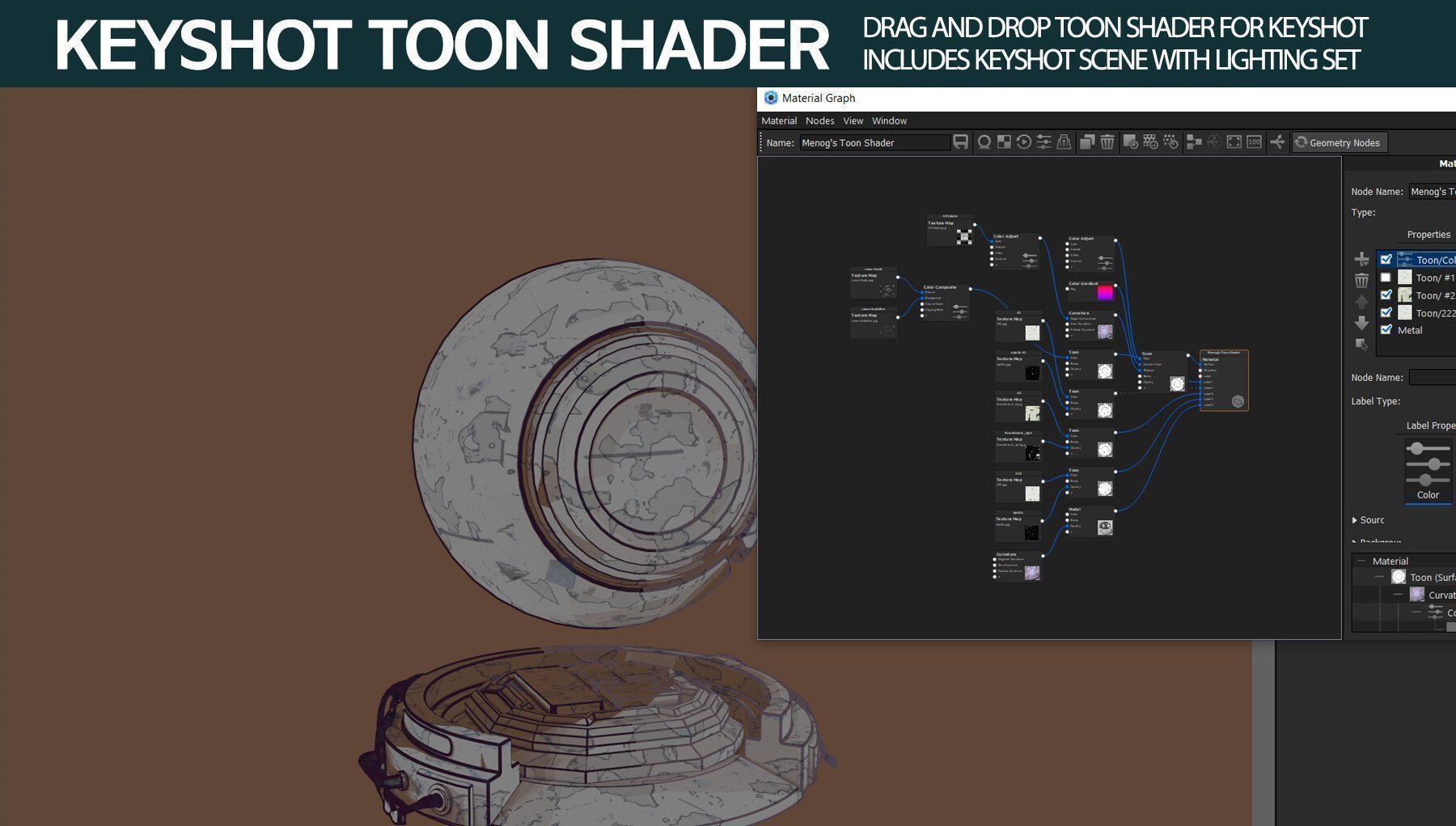 Toon Shader for Keyshot Texture_2