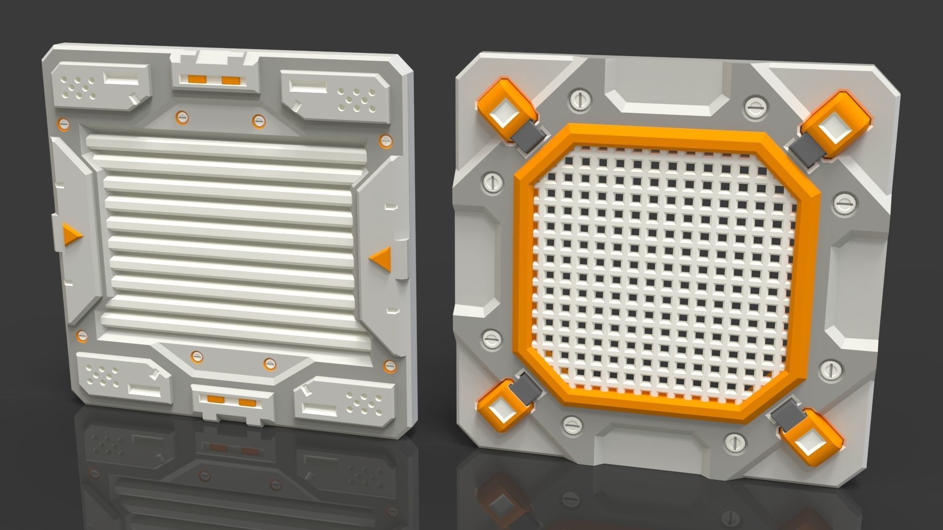 Sci-Fi Panels - Collection 3 - 20 pieces  3D model_2