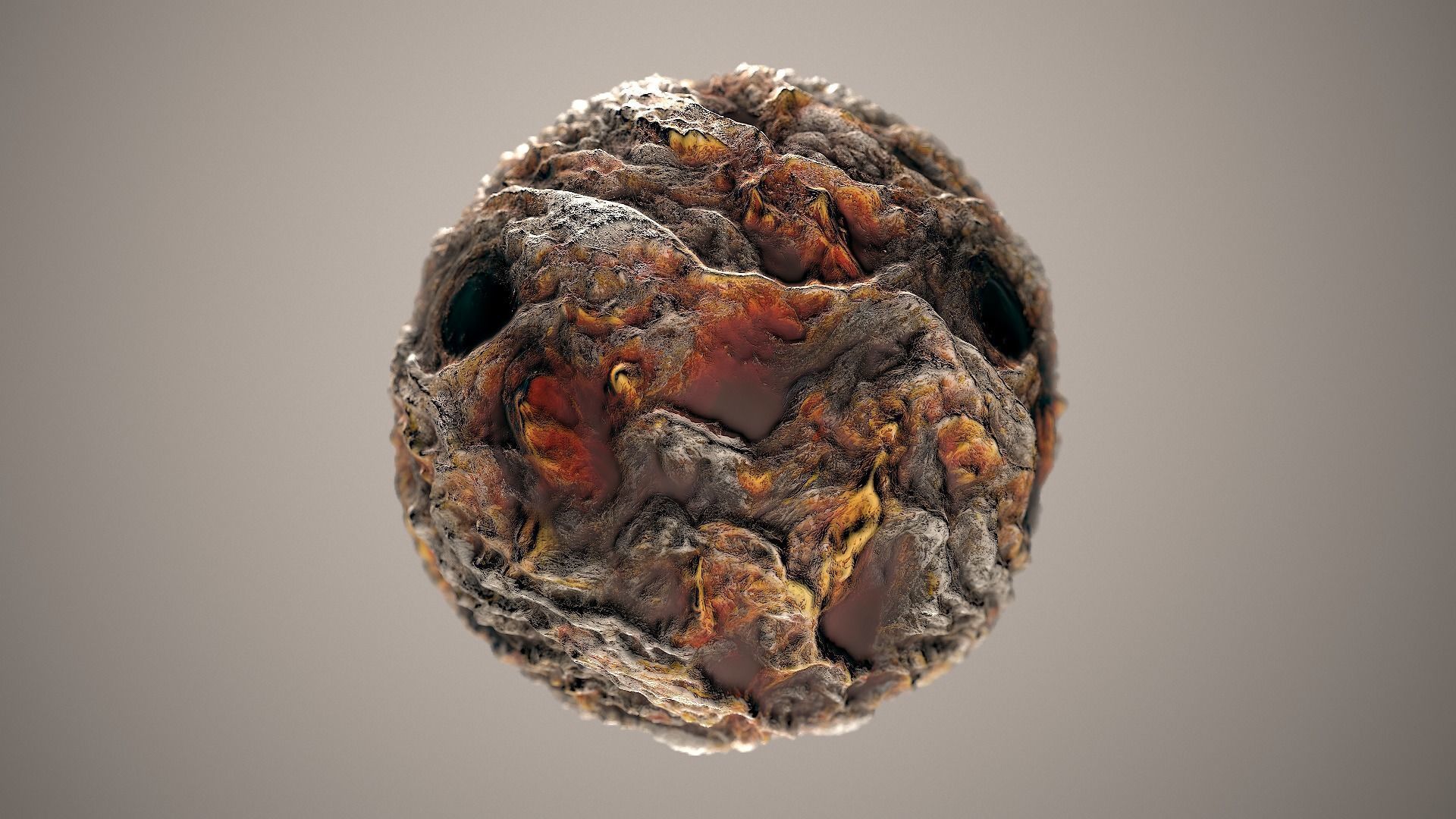 10 Materials Lava Seamless PBR Volume 5 Texture_7