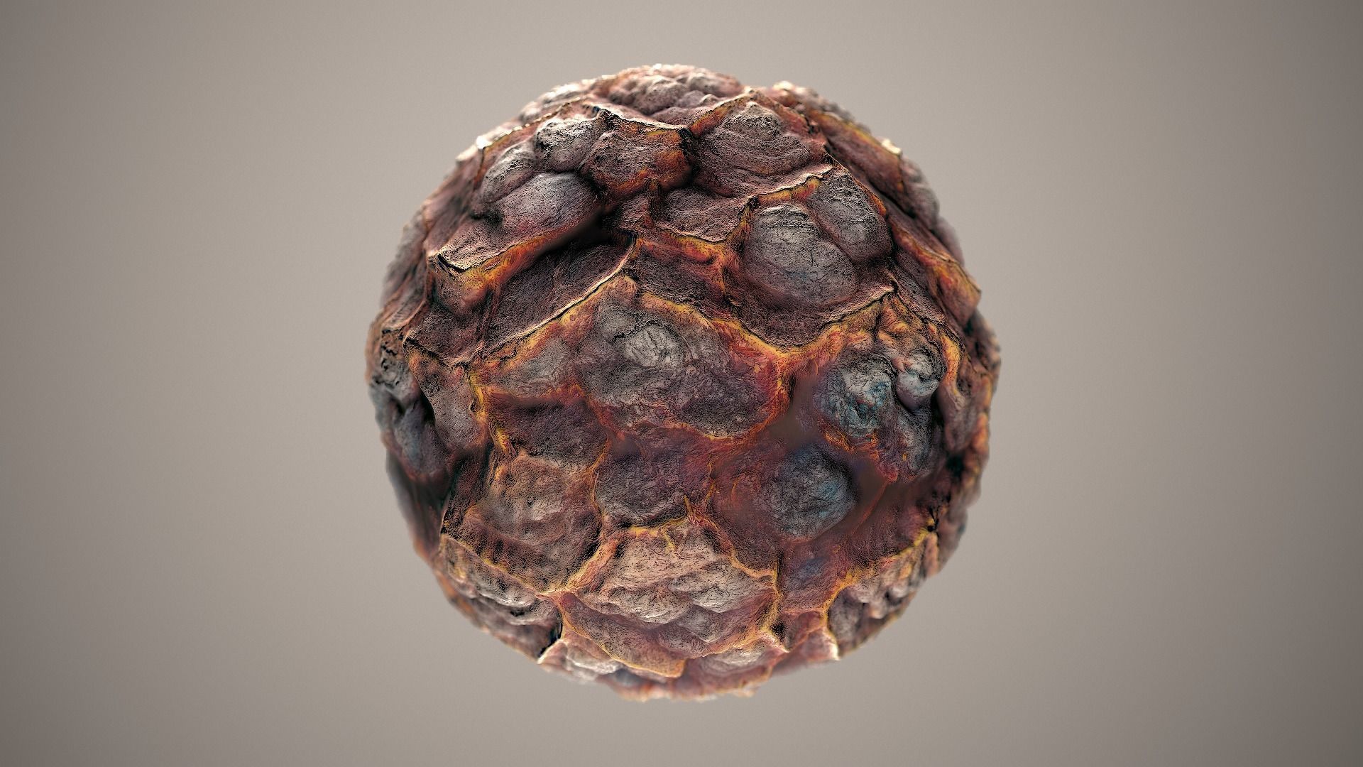 10 Materials Lava Seamless PBR Volume 5 Texture_8
