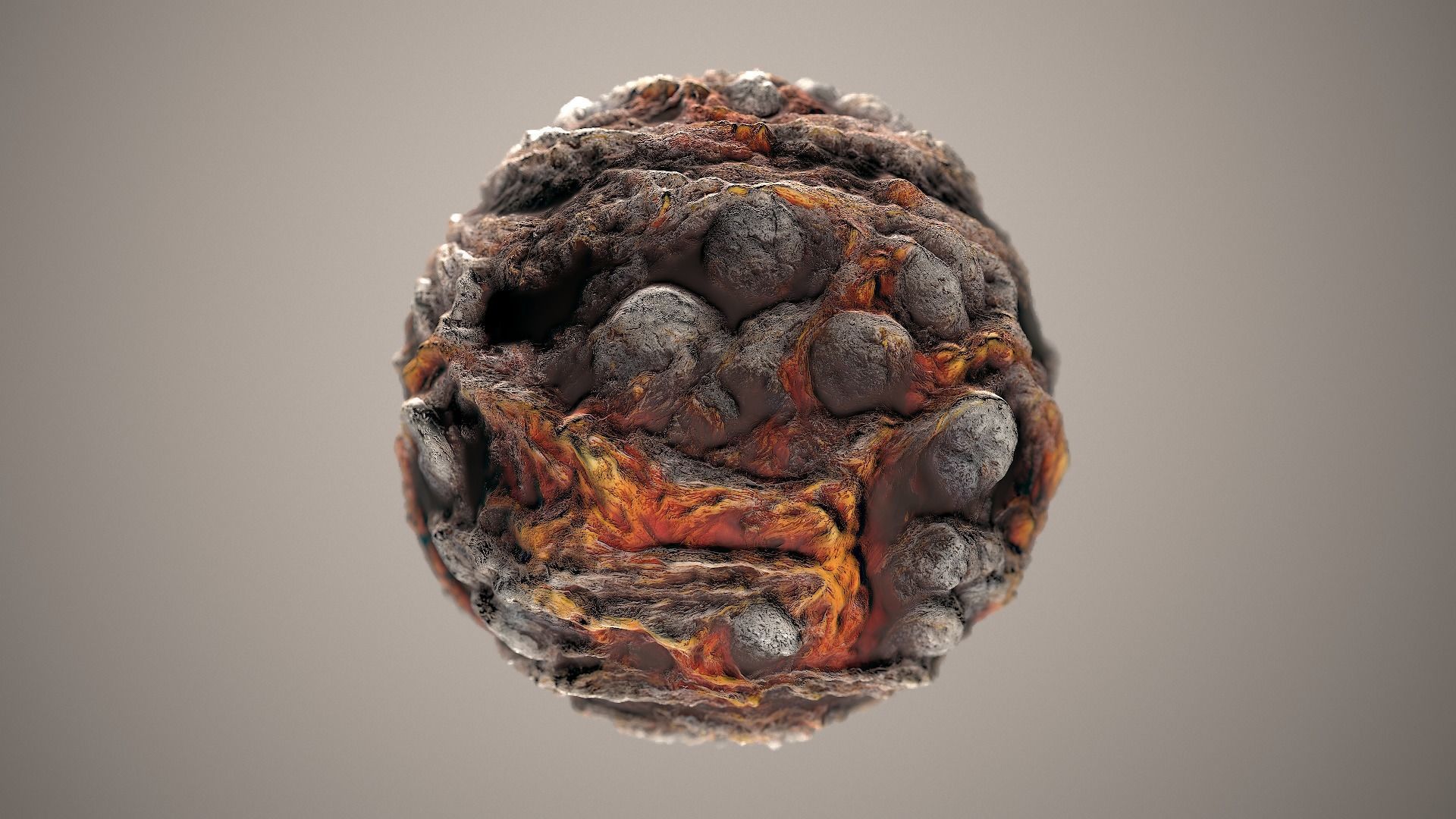10 Materials Lava Seamless PBR Volume 6 Texture_3