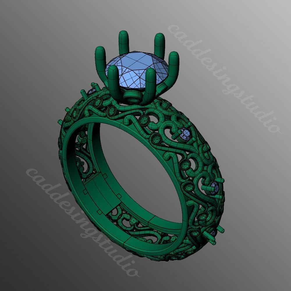 Ring kt80 3D print model_2