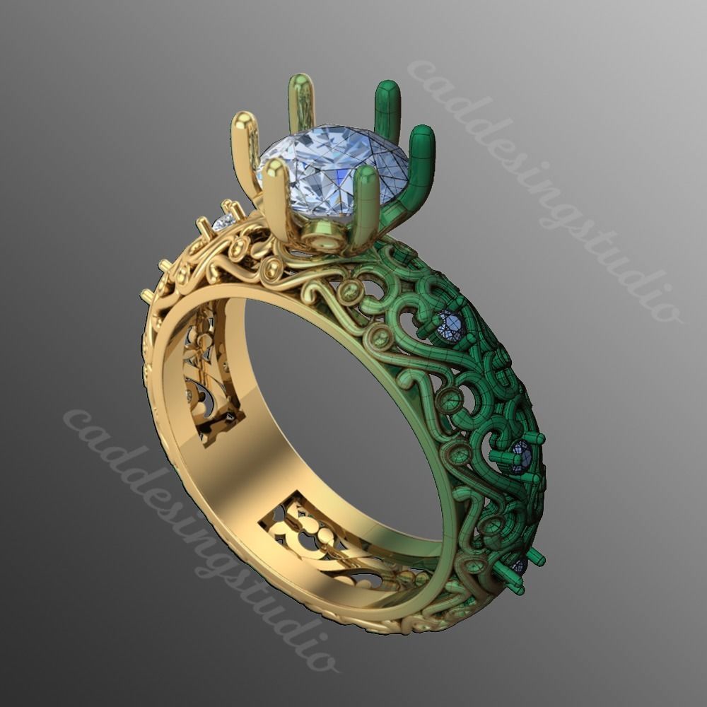 Ring kt80 3D print model_1