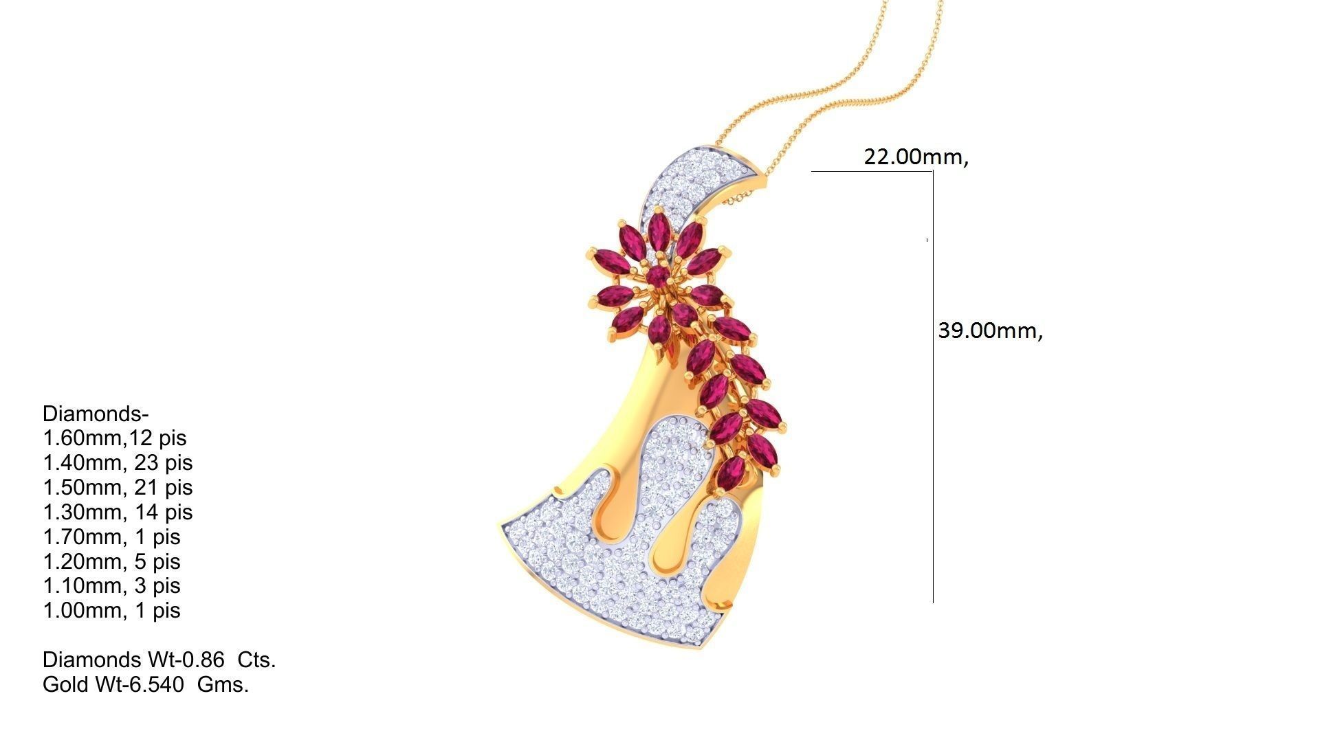 87 Cocktail Pendant Package 3D print model_41