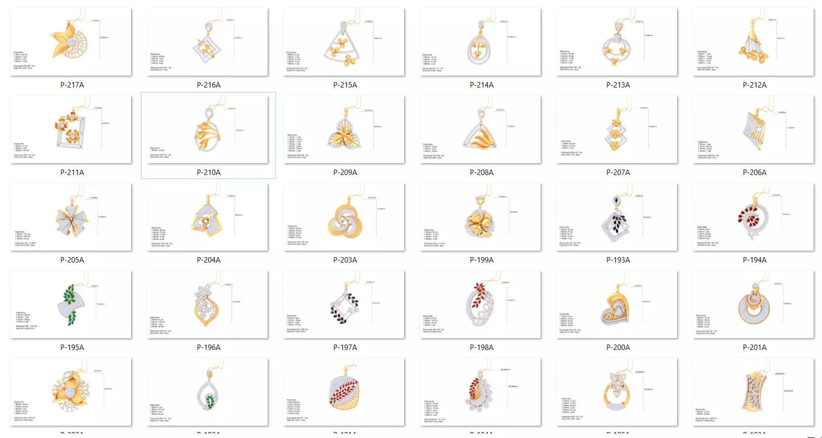 87 Cocktail Pendant Package 3D print model_0