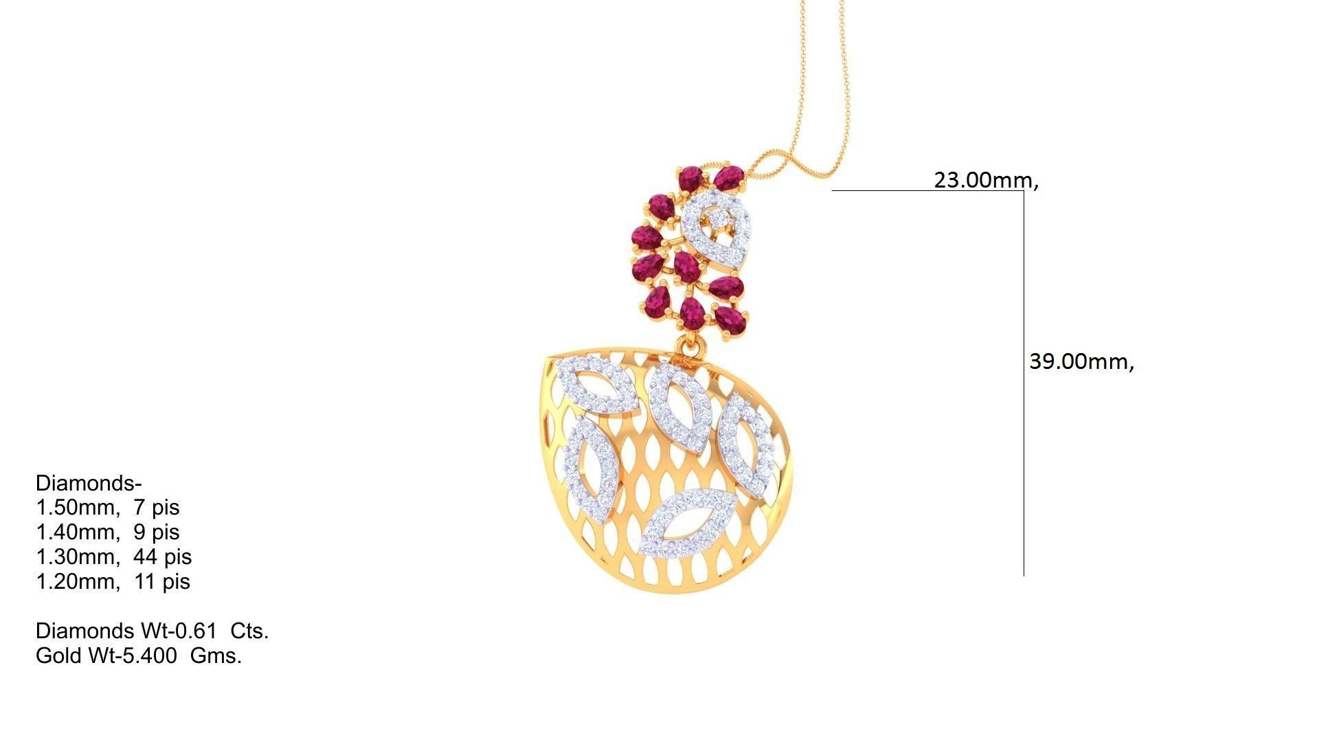 87 Cocktail Pendant Package 3D print model_39