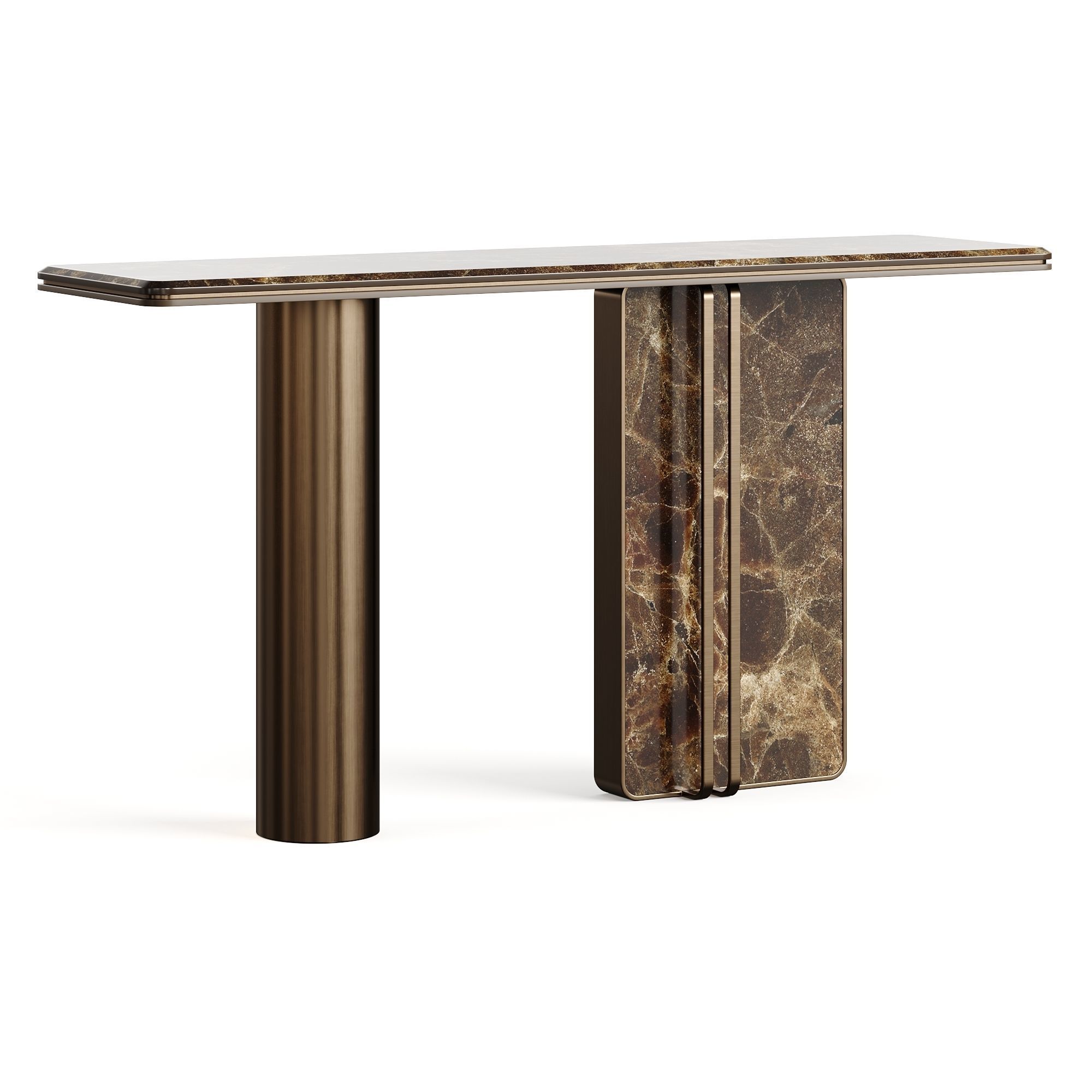 Marble Console Table By LuxLucia Casa 3D model_3