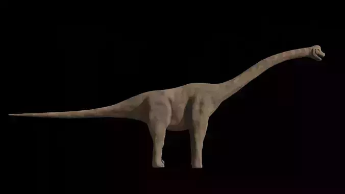 Dinosaur Brachiosaurus Sauropod Low-poly 3D model