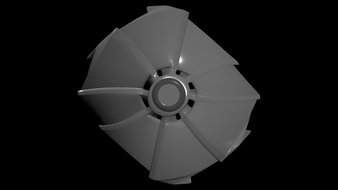 Z-Wavelet - Hollow Butterfly Prop - Concept Design 3D model_7