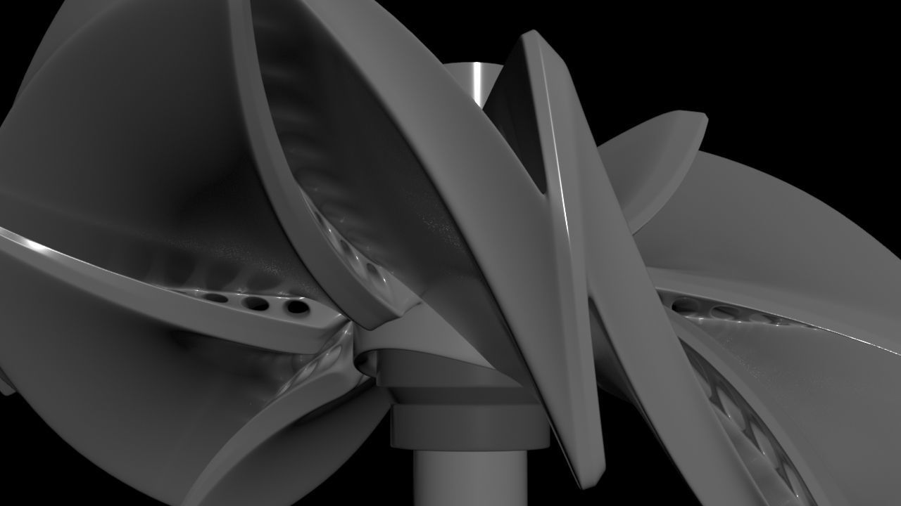 Z-Wavelet - Hollow Butterfly Prop - Concept Design 3D model_6