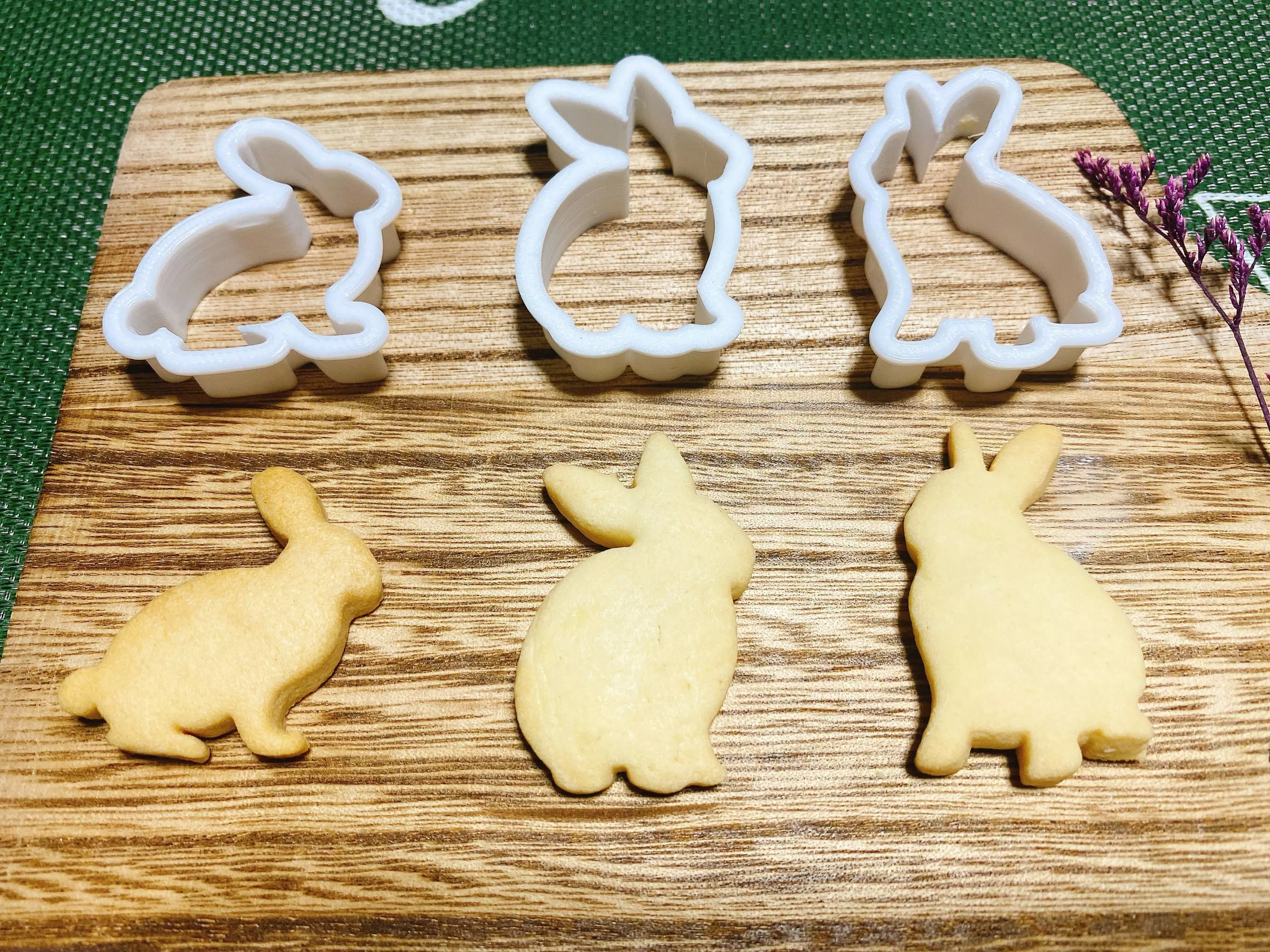 Rabbit cookie cutter 3D print model 3D print model