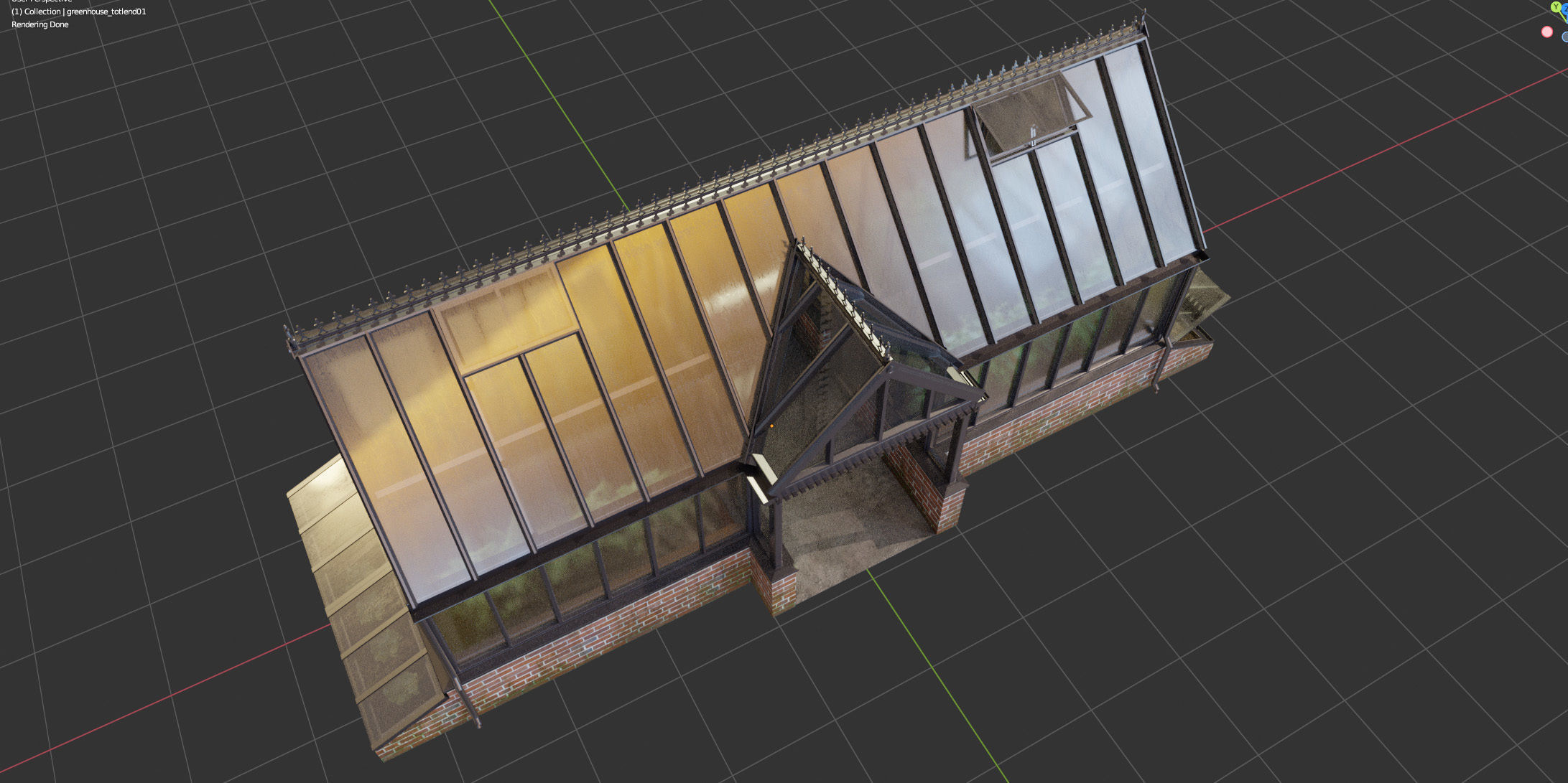 English greenhouse TOTLAND 1 3D model_18