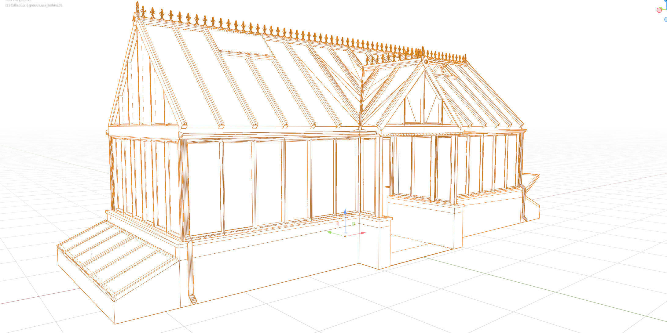 English greenhouse TOTLAND 1 3D model_25