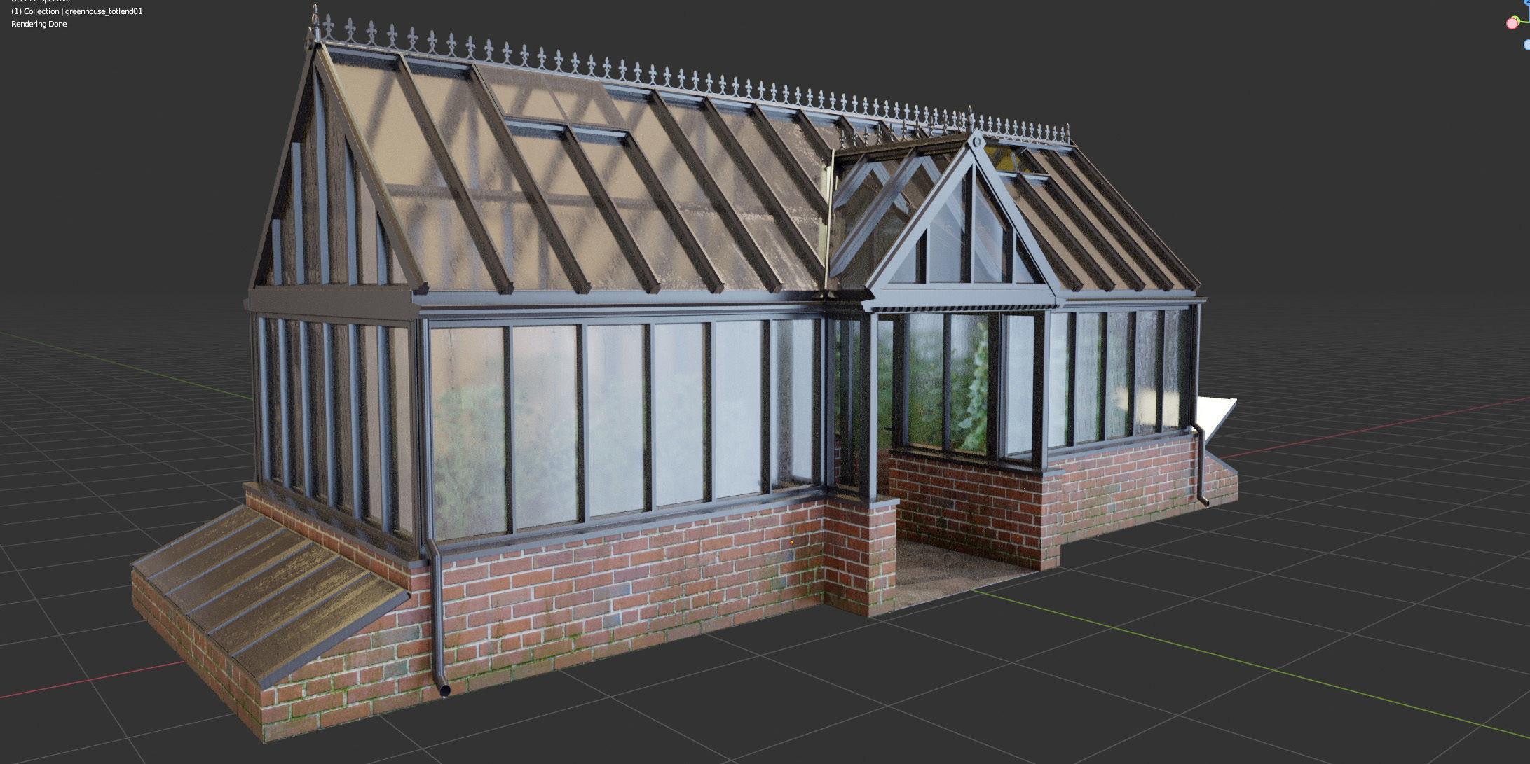 English greenhouse TOTLAND 1 3D model_23