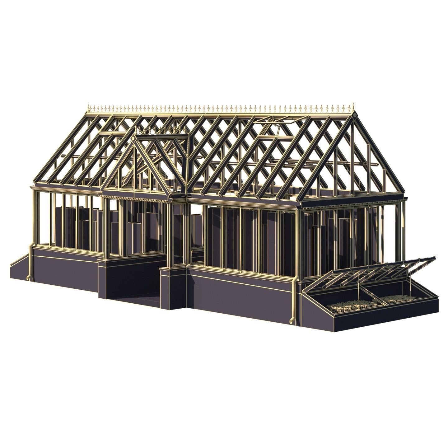 English greenhouse TOTLAND 1 3D model_28