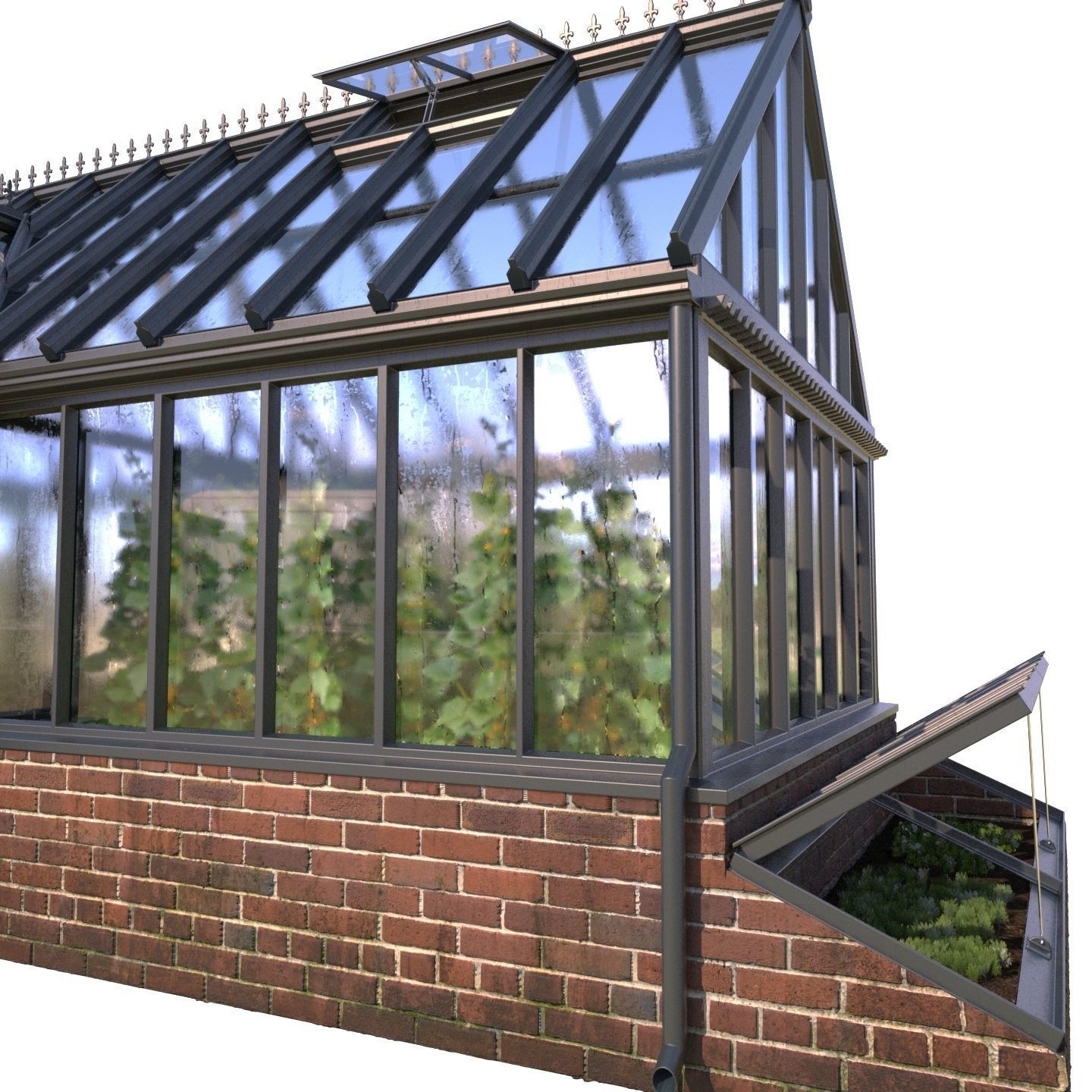 English greenhouse TOTLAND 1 3D model_3