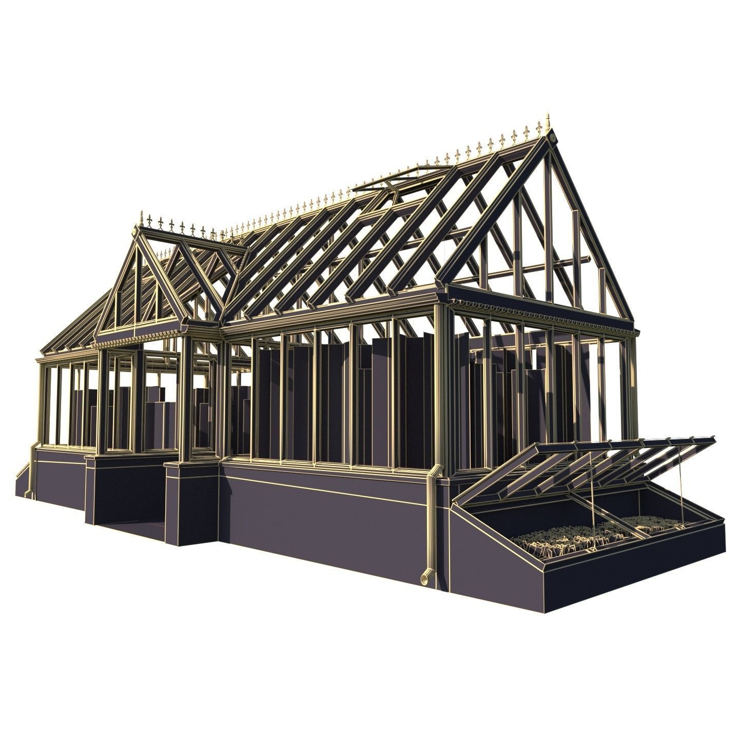 English greenhouse TOTLAND 1 3D model_26