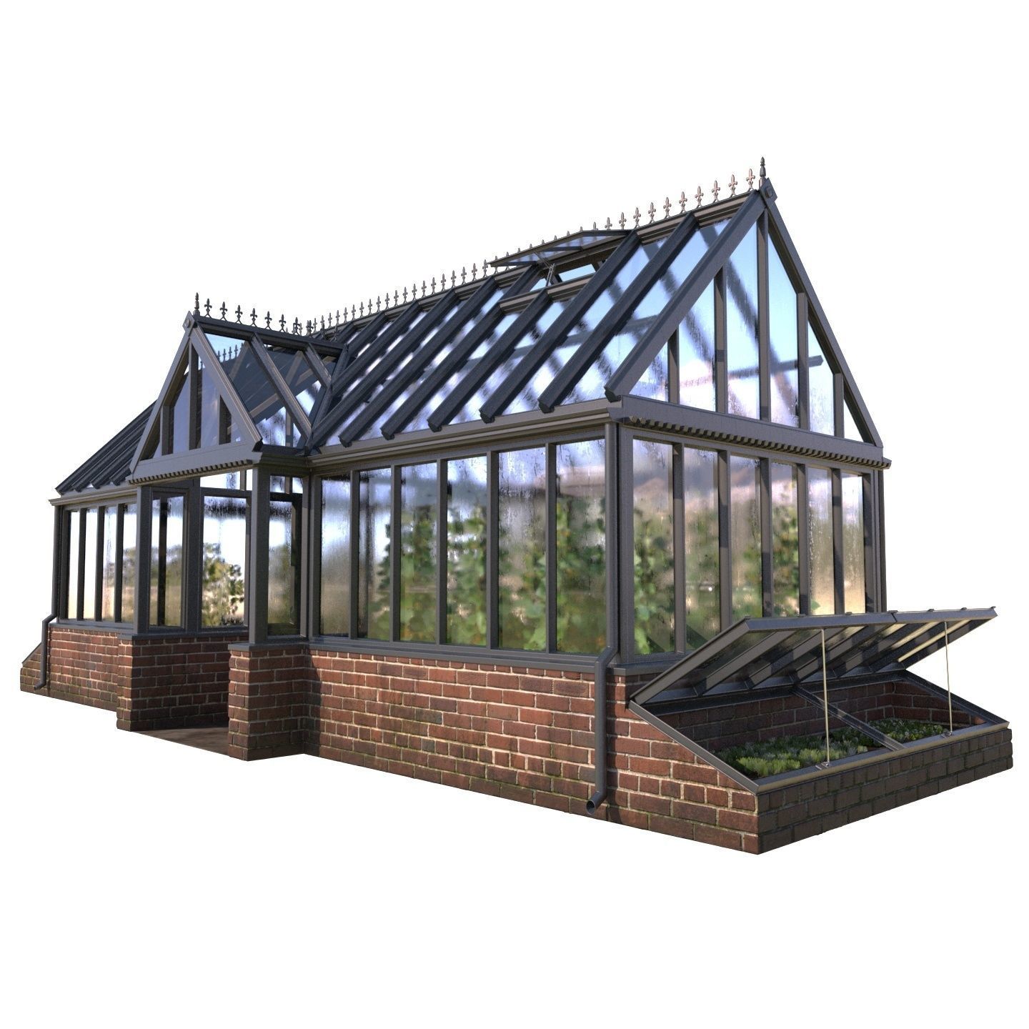 English greenhouse TOTLAND 1 3D model_4