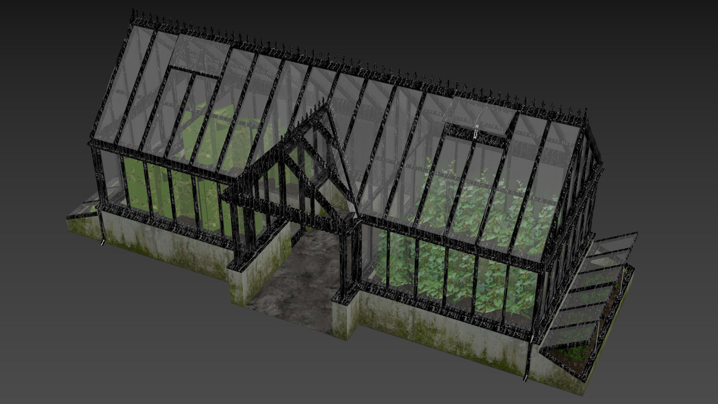 English greenhouse TOTLAND 1 3D model_33
