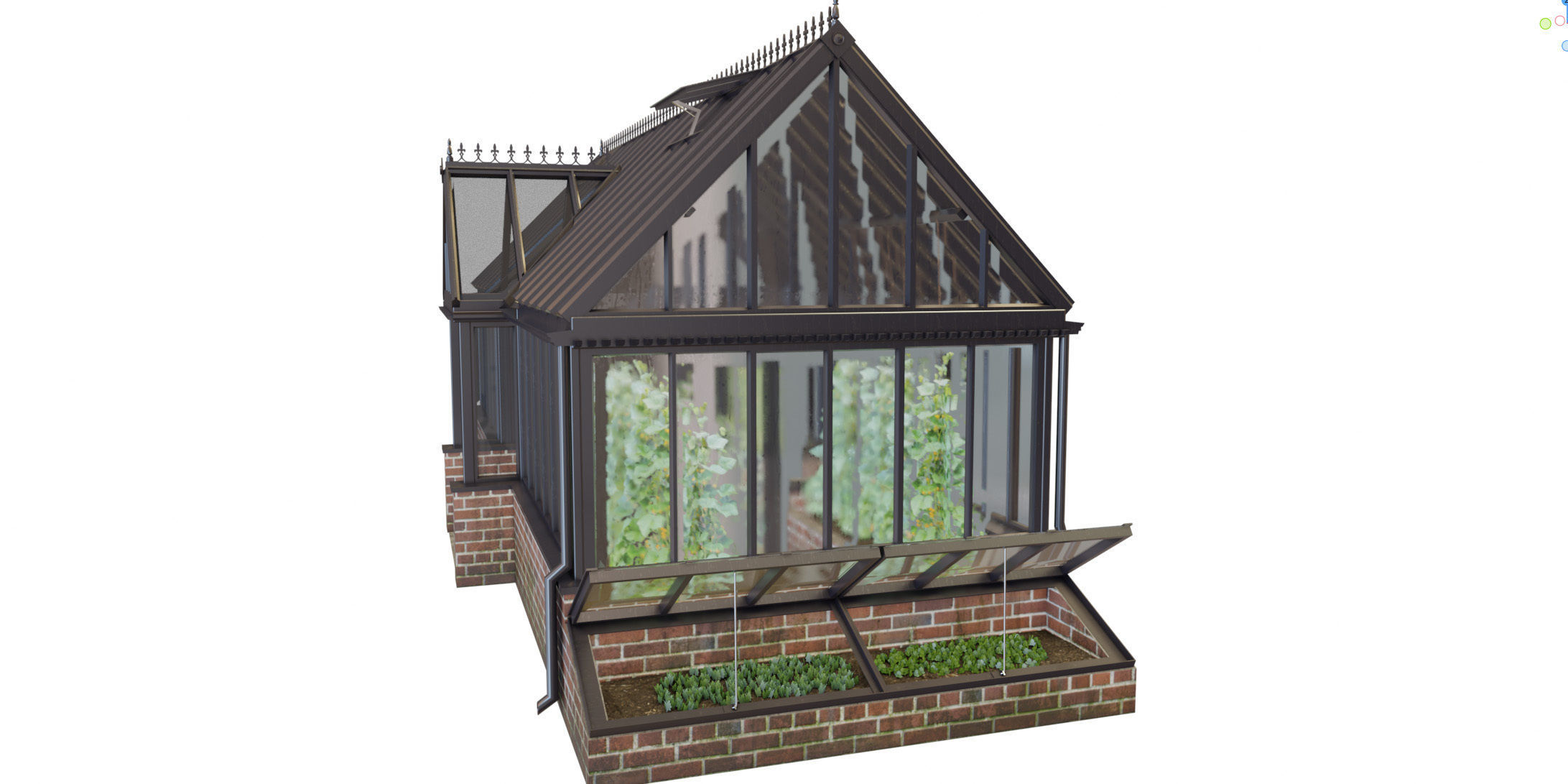 English greenhouse TOTLAND 1 3D model_20