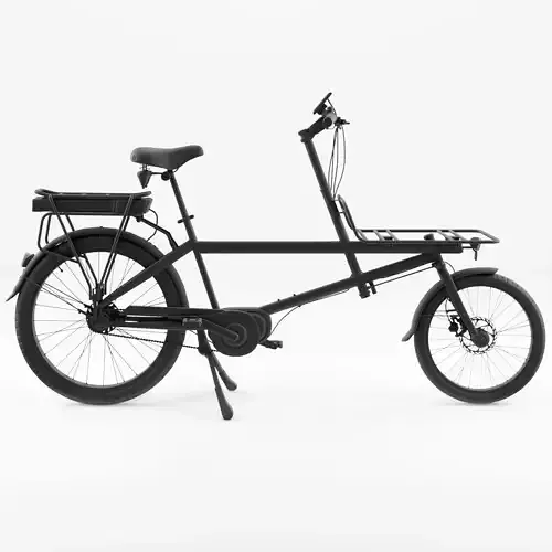 3D Model of Cargobike Delivery Low-poly 3D model