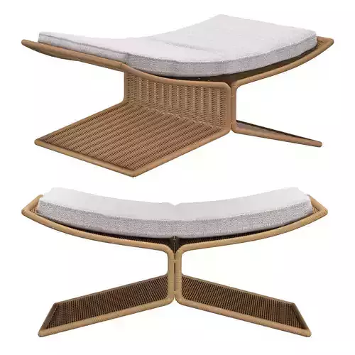 LOTUS OTTOMAN 3D model