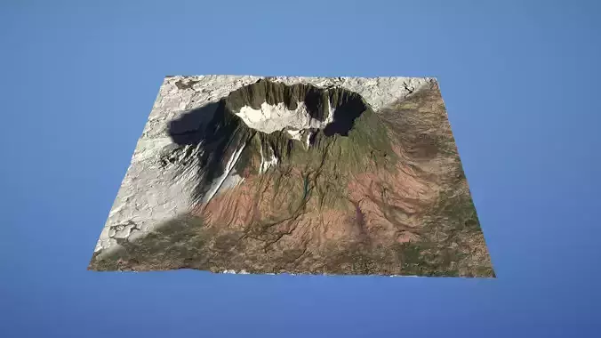 Landscape Environment Volcano Snow 10