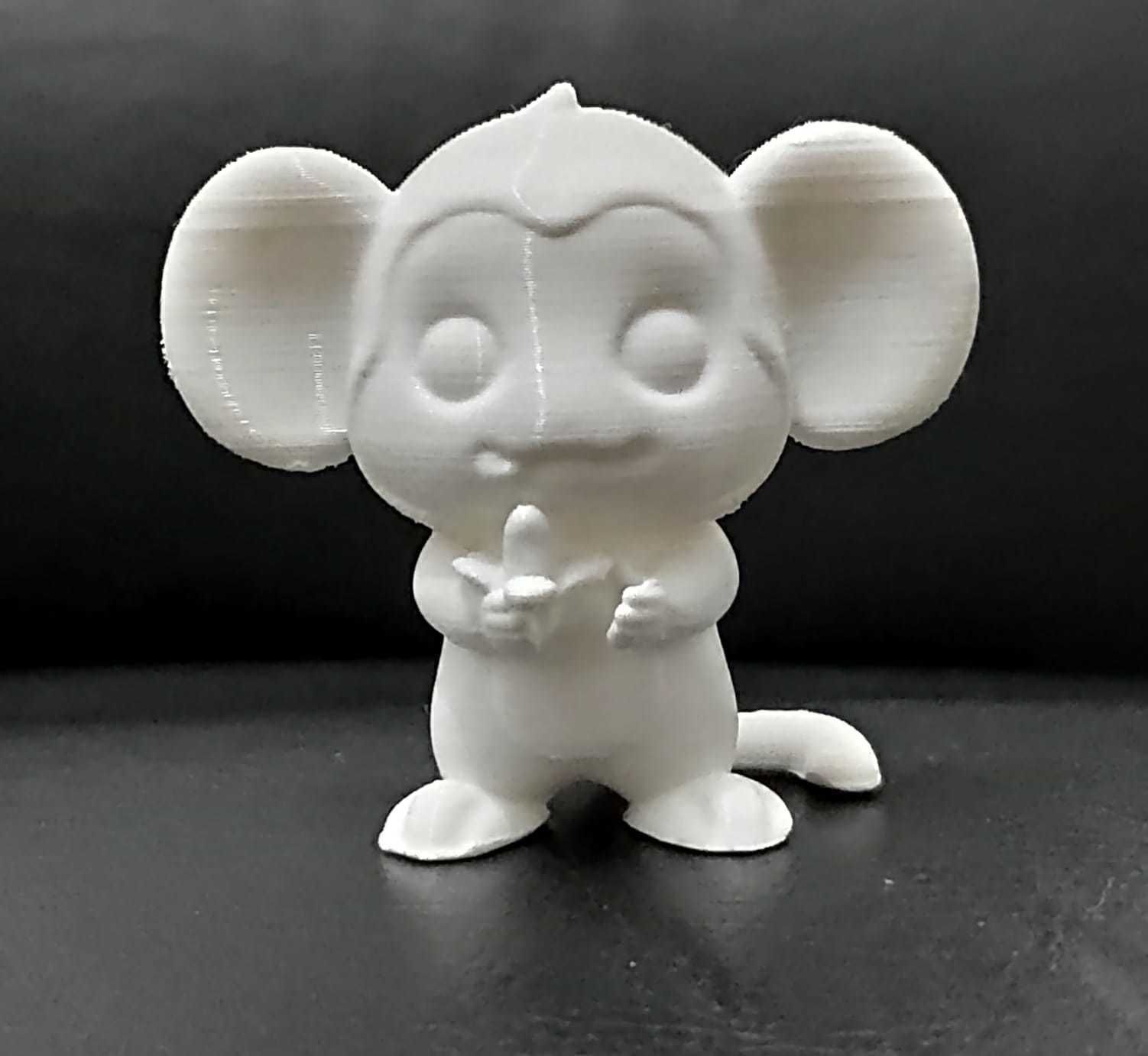 Monkey Banana 3D print model_4