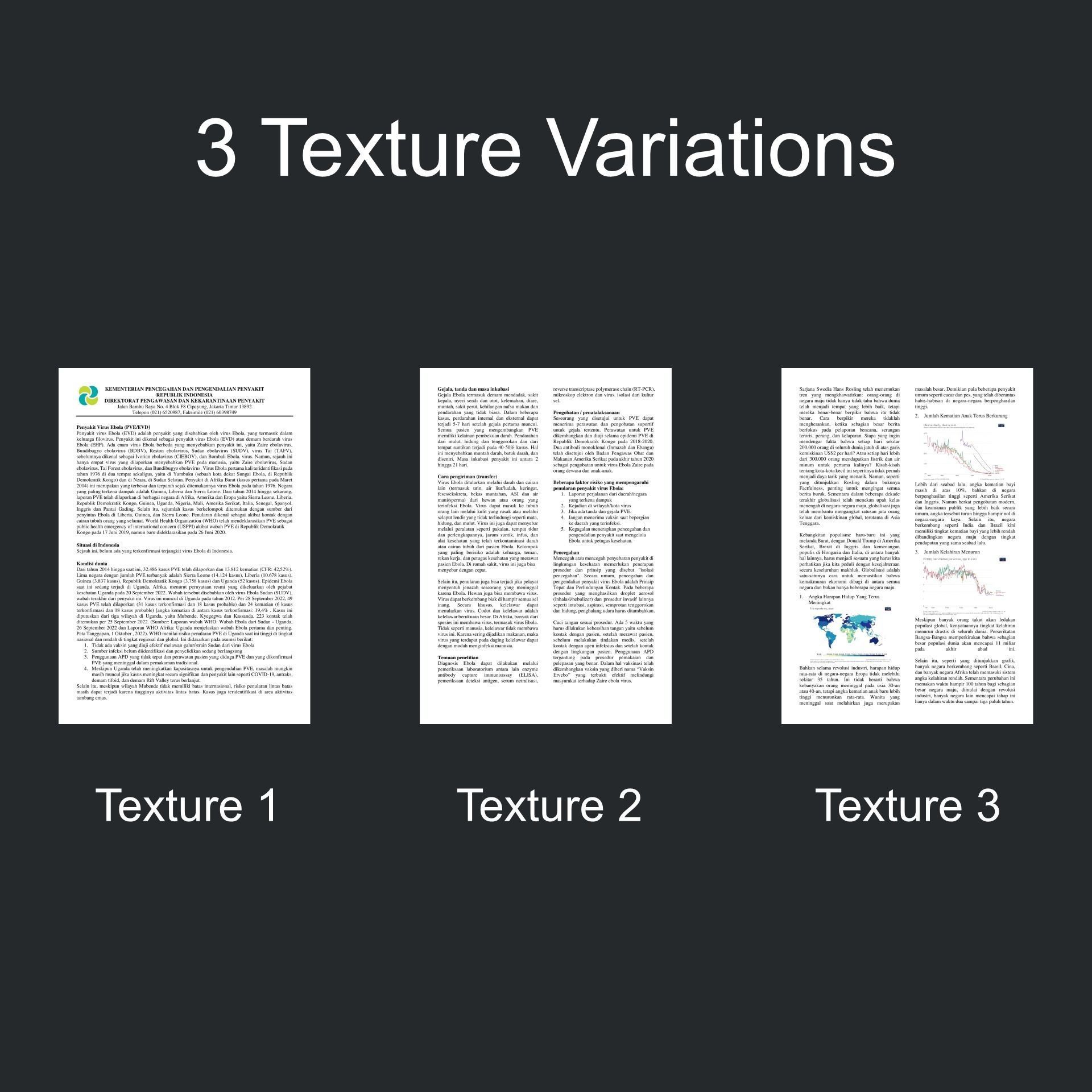 Crumpled paper Low-poly 3D model_28