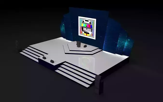 Event Stage Design 3D model