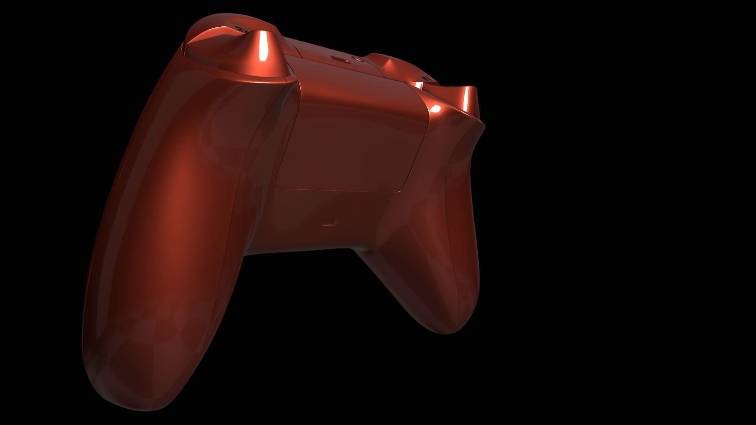 XBOX Series S-X Gamepad Low-poly 3D model_9