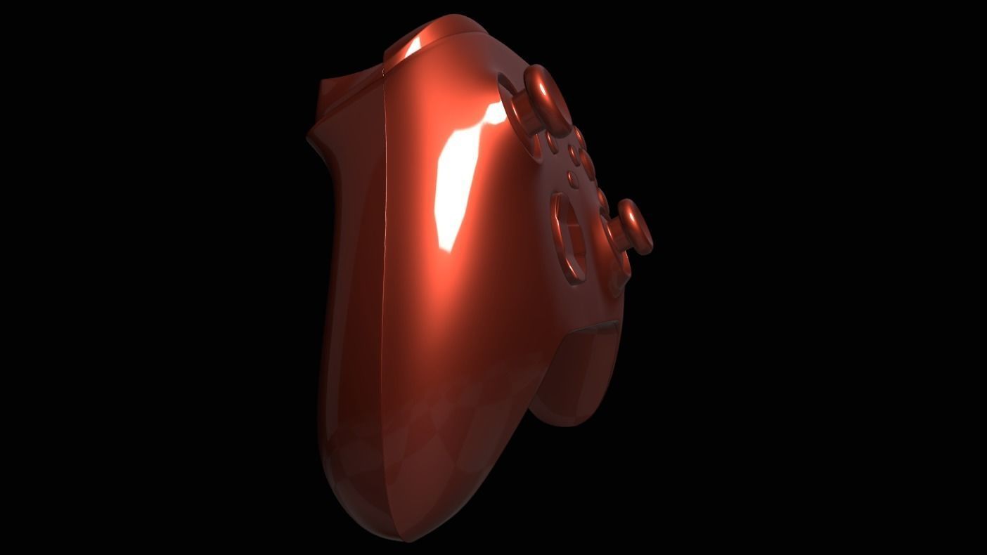 XBOX Series S-X Gamepad Low-poly 3D model_7